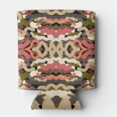 南西部の波状ウィグリーなアーストーン抽象芸術 缶クーラー (裏面)