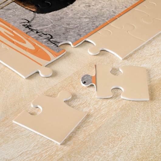 南西部の渦巻きクレイ風のチャイム静止寿命 ジグソーパズル (側面)