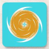 南西部の渦巻パターン コースター (正面)