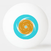 南西部の渦巻パターン 卓球ボール (正面)