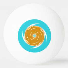 南西部の渦巻パターン 卓球ボール