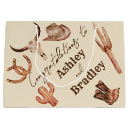 南西部の牧場の西女性のカーボーイ結婚ズ ラージペーパーバッグ