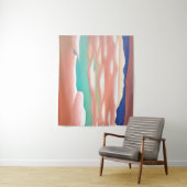 南西部の砂漠と空のミニマリストアート タペストリー (インサイチュ)