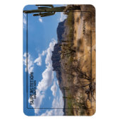 南西部の砂漠のお土産 マグネット (縦)