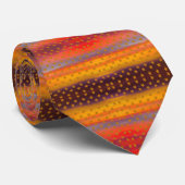 南西部の砂漠の星とストライプの抽象芸術アート ネクタイ (ロール)