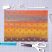 南西部の砂漠の星とストライプの抽象芸術アート 薄葉紙 (クラフト)