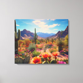 南西部の砂漠延伸キャンバス印刷 キャンバスプリント