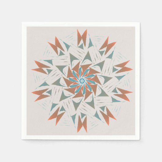 南西部の紙ナプキン スタンダードカクテルナプキン (正面)