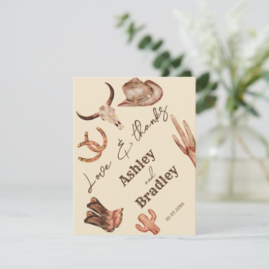 南西部の結婚牧場の写感謝してい真 出欠カード (スタンド正面)