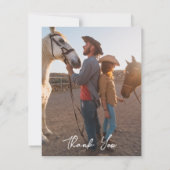 南西部の結婚牧場の写感謝してい真 出欠カード (裏面)