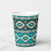 南西部の部族のパターン。 紙コップ (右)