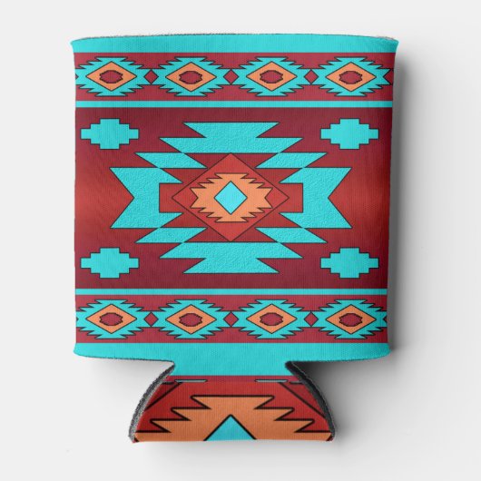 南西部の部族のパターン。 缶クーラー (正面)