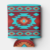 南西部の部族のパターン。 缶クーラー (裏面)