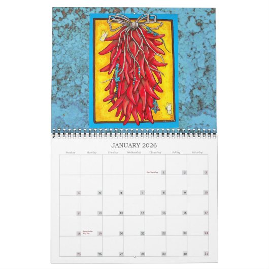 南西部の野生動物の友人カレンダー カレンダー (1月 2026)