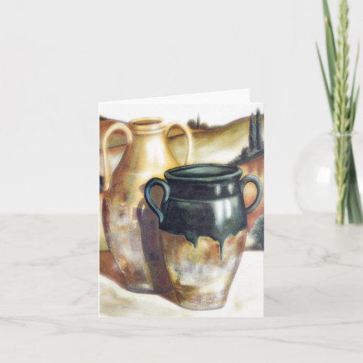 南西部の陶器のノートカード カード (正面)