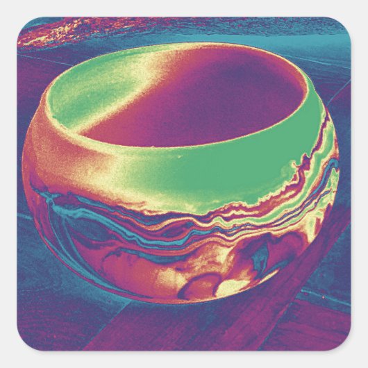 南西部の陶器 スクエアシール (正面)