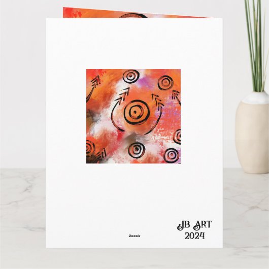 南西部アート カード (裏面)