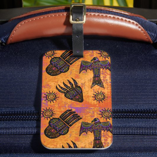 南西部アート ラゲッジタグ (正面インサイチュ2)