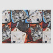 南西部オオカミのアート 薄葉紙 (正面)