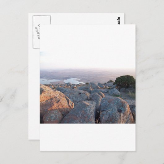 南西部オクラホママウンテンの風景スコット山 ポストカード (正面/裏面)