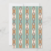 南西部カウガールウェディング 招待状 (裏面)