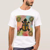 南西部カメのアート Tシャツ (正面)