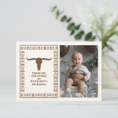 南西部カントリーランチウェスタン1日の誕生日 サンキューカード (スタンド正面)