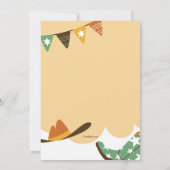 南西部ガールバースデーパーティー 招待状 (裏面)