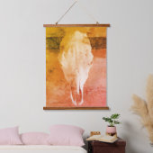 南西部キャトルスカルウォールタペストリー 吊り下げ型タペストリー (寝室)