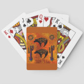 南西部クマのアート トランプ (裏面)