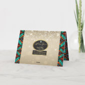 南西部ココペリのホリデーカード シーズンカード (裏面)