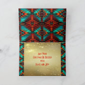 南西部ココペリ ホリデー カード (内部)