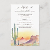 南西部サザベートサボス結婚の詳細 エンクロージャーカード (正面)