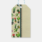 南西部サボテン植物自然素朴的好意 ギフトタグ (裏面)