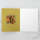 南西部サボテン アート カード (内部)