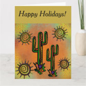 南西部サボテン アート カード (正面)