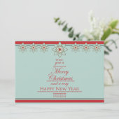 南西部スタイルのクリスマスと新年の挨拶 シーズンカード (スタンド正面)