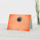 南西部スタイルの美しい蝶の母の日カード シーズンカード (裏面)