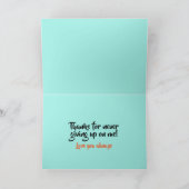 南西部スタイルの美しい蝶の母の日カード シーズンカード (内部)