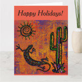 南西部トカゲの芸術 カード (正面)