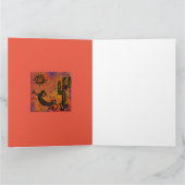 南西部トカゲ アート カード (内部)