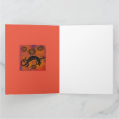 南西部トカゲ アート カード (内部)