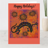 南西部トカゲ アート カード (正面)