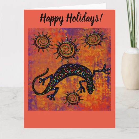 南西部トカゲ アート カード (正面)