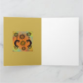 南西部トカゲ アート カード (内部)