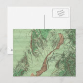 南西部ニューメキシコ州の土地分類図 ポストカード (正面/裏面)