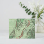 南西部ニューメキシコ州の土地分類図 ポストカード (スタンド正面)