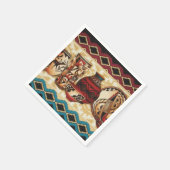 南西部パターンおもしろい紙ナプキン スタンダードカクテルナプキン (角)