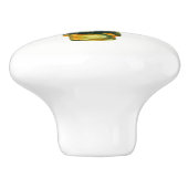 南西部ボヘミアンハンドメイドサボテン砂漠植物ラスティック セラミックノブ (側面)