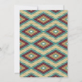 南西部ボホトライベルランチのブライズシャワー 招待状 (裏面)